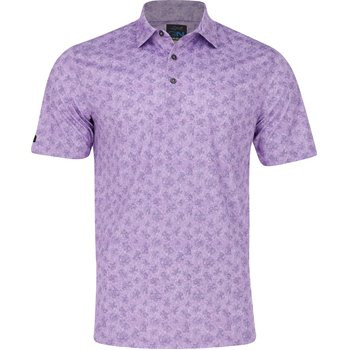 New Men's Greg Norman ML75 Octopus Polo Golf Shirt - Purple